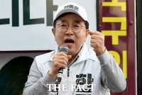  한동훈 지지 호소하는 서병수 전 부산시장 [포토]
