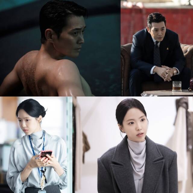 SBS 김부장 제작진이 배우 주상욱(위쪽)과 손나은의 캐릭터 스틸을 공개했다. /SBS