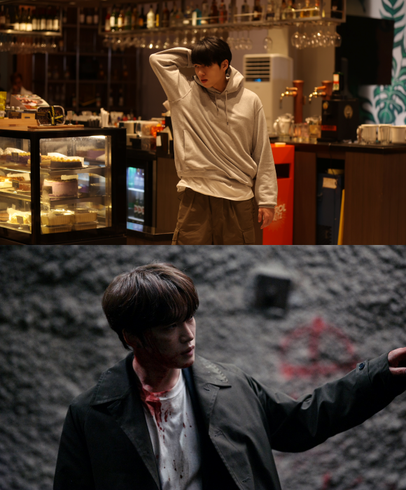남우현(위쪽)은 '납치 48시간'으로 스크린 데뷔를 치르고, 김재중은 '신사: 악귀의 속삭임'으로 오컬트 호러 장르에 도전한다. /㈜누리픽쳐스, ㈜라이브러리컴퍼니
