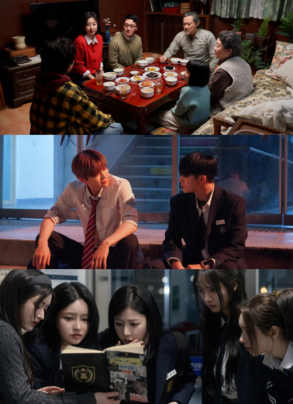 이준익 감독의 '아버지의 집밥과 '와인드업 : 더 무비', '방과후 퇴마클럽 : 소녀들의 밤'(위쪽부터)이 제30회 부천국제판타스틱영화제를 통해 관객들과 만난다. /작품 스틸컷