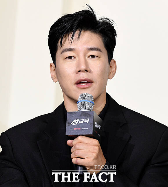 배우 김무열은 '참교육'에서 교권국 에이스 나화진을 연기한다. /박상민 기자