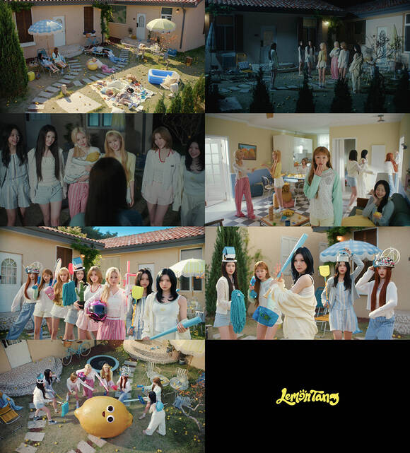 하츠투하트는 8일 Lemon Tang의 트레일러를 공개했다. Lemon Tang은 상큼하고 청량한 매력의 서머 송이다./SM엔터테인먼트