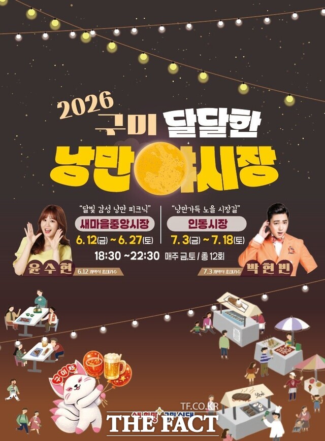 2026 구미 달달한 낭만 야시장 포스터. /구미시