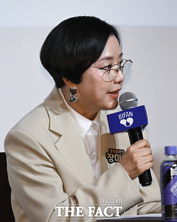 송승환 PMC프러덕션 예술총감독이 발언하고 있다.
