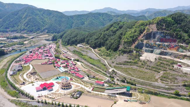 분천산타마을 전경. /봉화군
