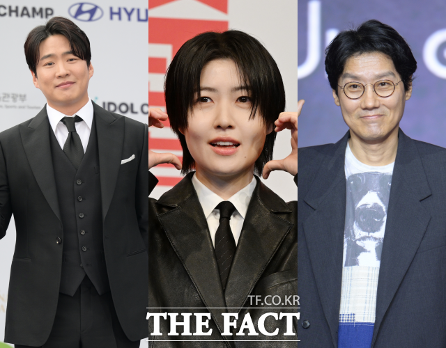배우 안재홍 심은경, 황동혁 감독(왼쪽부터)이 영화 와일드 씽의 웃음 차트 인 GV에 참석한다. /더팩트 DB