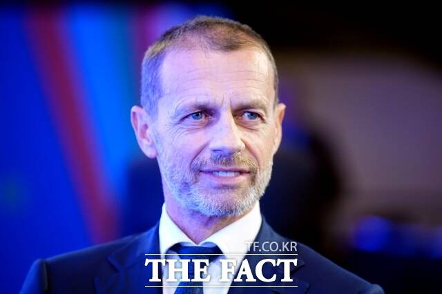 알렉산데르 체페린 유럽축구연맹(UEFA) 회장이 월드컵 참가국 확대와 관련한 경솔한 발언으로 비판받고 있다. /AP.뉴시스