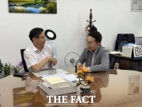  '친정' 찾은 양충모 남원시장 당선인 