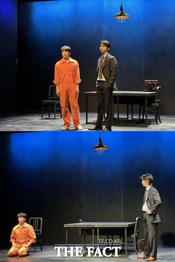 연극 '댄포스가 옳았다'가 18일 프레스콜을 개최했다. /문채영 기자