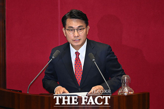 제안설명하는 윤상현 선관위 국조특위원장.