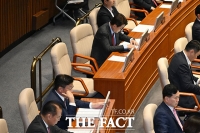  국회 본회의 불참한 장동혁 국민의힘 대표 [포토]