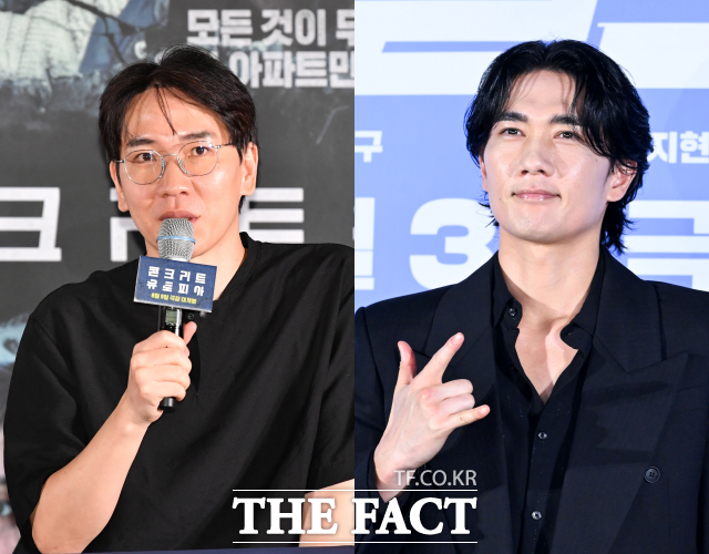 엄태화 감독(왼쪽)이 동생이자 배우인 엄태구와 함께 '와일드 씽' GV를 진행한다. /더팩트 DB