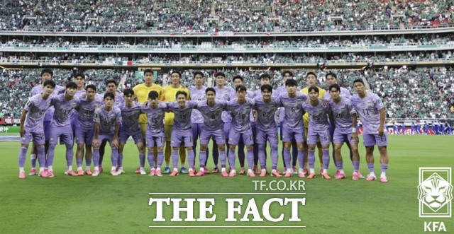 멕시코전에 나서는 한국 선수들./과달라하라=KFA
