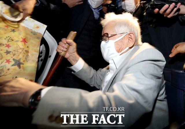 이만희 신천지 총회장이 지난달 13일 1심에서 무죄가 선고됐다. /이덕인 기자