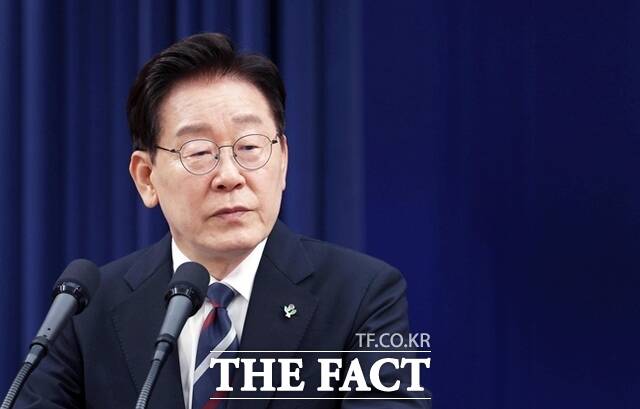 이재명 대통령은 지난 8일 청와대에서 열린 취임 1주년 기자회견에서