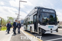  익산 도로 누비는 자율주행 '마룡e버스' 시범운행