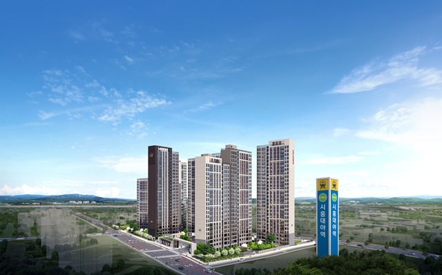 지하철역 접근성은 아파트 단지 시세에 큰 영향을 끼치는 요인 중 하나다. 사진은 서해선 시흥대야역 인근에 공급되는 힐스테이트 시흥더클래스 투시도. /현대엔지니어링