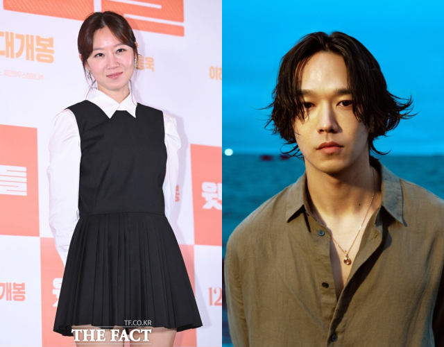 배우 공효진(왼쪽)이 남편이자 가수 케빈오의 신곡 'my girl' 뮤직비디오에 출연했다. /서예원 기자, CAM