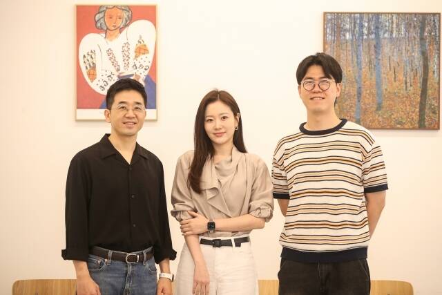 최평순 CP, 이미솔 박진우 PD(왼쪽부터)는 EBS '최후의 인류'의 진가는 후반부에 나타날 것이라며 끝까지 많은 관심을 당부했다. /EBS