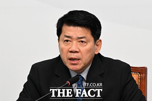 김준형 조국혁신당 원내대표는 지난 23일 당명 변경 논의에 긍정적인 견해를 밝혔다. /서예원 기자
