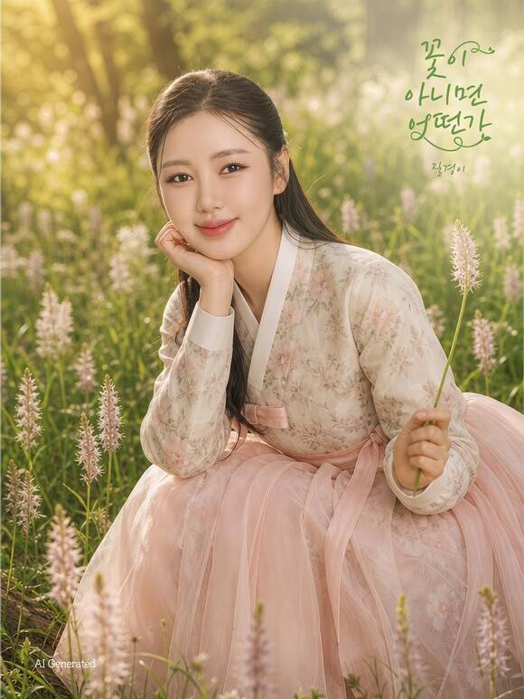 송가인은 오는 7월 6일 삼바 하우스 리듬과 트로트 감성을 결합한 신곡 '꽃이 아니면 어떤가(질경이)'를 발매한다. /제이지스타