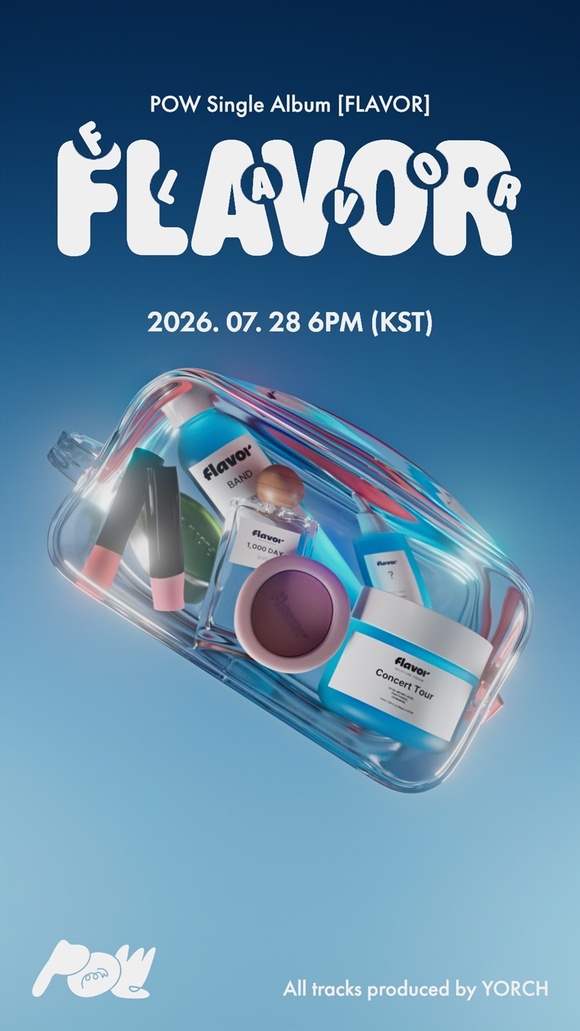 그룹 파우가 7월 28일 새 싱글 'FLAVOR'로 컴백한다./그리드 엔터테인먼트