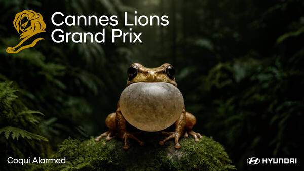 칸 라이언즈(Cannes Lions) 2026에서 오디오·라디오 부문 그랑프리를 수상한 '코키 알람' 포스터 / 현대자동차