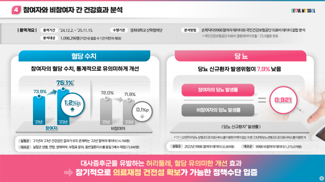 서울시는 당뇨 전 단계 고위험군 시민을 대상으로 '실시간 혈당 관리 지원사업'을 추진한다. /서울시