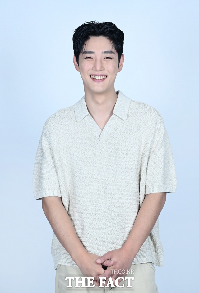 배우 유태주가 넷플릭스 오리지널 시리즈 '참교육' 속 박성환 캐릭터를 입체적으로 표현하기 위해 공들였던 노력과 캐릭터 구축 과정 등을 들려줬다. /이새롬 기자