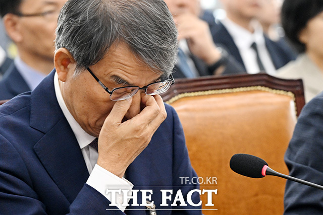 국조특위 출석한 노태악 전 중앙선거관리위원장.