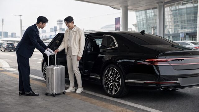 신세계면세점은 VIP 전용 프리미엄 이동 편의 서비스인 '공항 모빌리티 서비스'를 전개한다. 고객의 자택과 공항을 연결하는 픽업·샌딩 시스템이다. /신세계면세점
