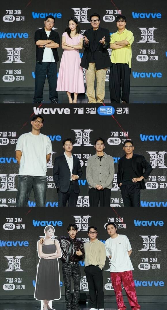 '피의 게임X'에는 기존 시즌1,2,3(위쪽부터)에서 강렬한 존재감을 남긴 플레이어들이 팀을 이뤄 재출전한다. /웨이브