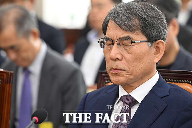 국조특위 출석한 노태악 전 중앙선거관리위원장.