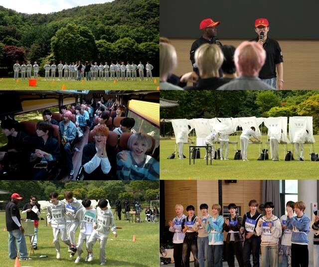 K-팝 보이그룹 멤버 24인이 출연하는 '아이돌 수련회'가 오는 7월 8일 첫 방송한다. /MBC M