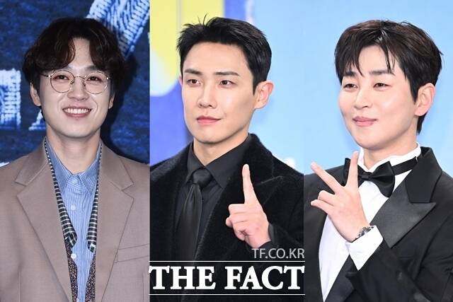 가수 이석훈, 가수 겸 배우 이준, 래퍼 딘딘(왼쪽부터)이 MBC 새 예능프로그램 '플레이리스트 109'에 출연한다. /더팩트 DB