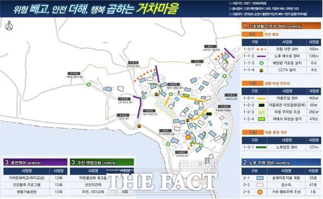 별량면 거차마을 계획도. /순천시