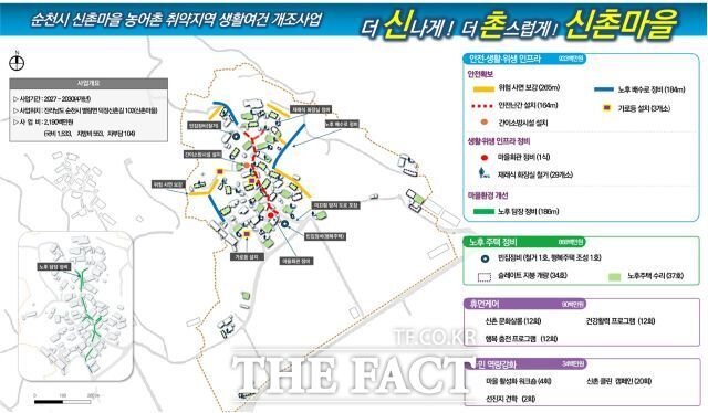 별량면 신촌마을 계획도. /순천시