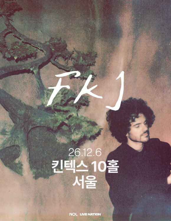 일렉트로닉 뮤지션 FKJ가 12월 6일 킨텍스 제2전시장 10홀에서 내한공연을 개최한다./라이브네이션 코리아