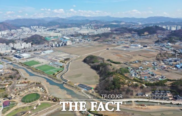 순천시 연향들 공공 자원화시설 최종 입지 전경. /순천시