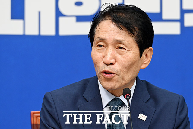 발언하는 이학영 전준위원장.