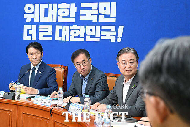 발언하는 이학영 전준위원장.