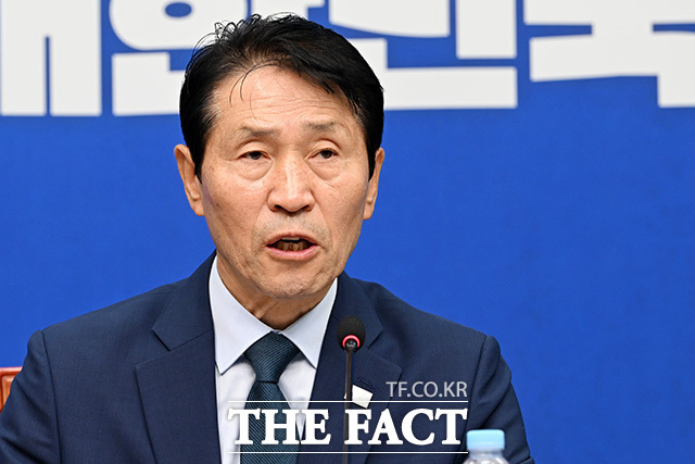 발언하는 이학영 전준위원장.