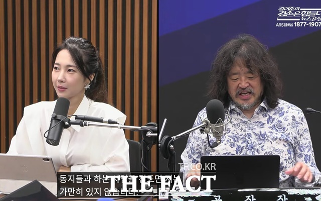 6일 방송인 김어준이 본인의 유튜브 채널에서 동료, 동지들과 함께하는 사업을 건드리면 가만히 있지 않겠다. 1원의 손해를 끼칠 때마다 100만 배로 금융치료 하겠다고 경고했다. /김어준의 겸손은 힘들다 뉴스공장