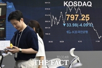  10개월 만에 800선 내준 코스닥 [TF사진관]