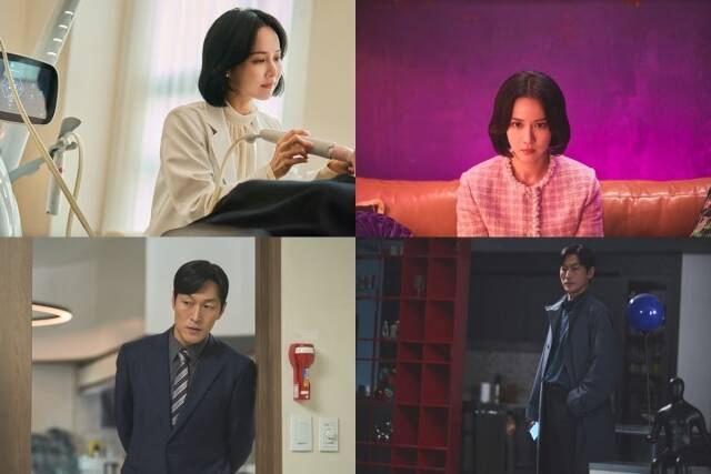 쿠팡플레이 새 시리즈 '지금 불륜이 문제가 아닙니다' 속 배우 조여정과 김재철의 스틸이 공개됐다. /쿠팡플레이