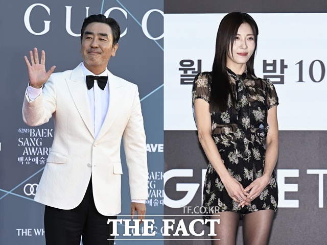배우 류승룡(왼쪽)과 하지원이 영화 '비광'으로 뭉친다. /더팩트 DB
