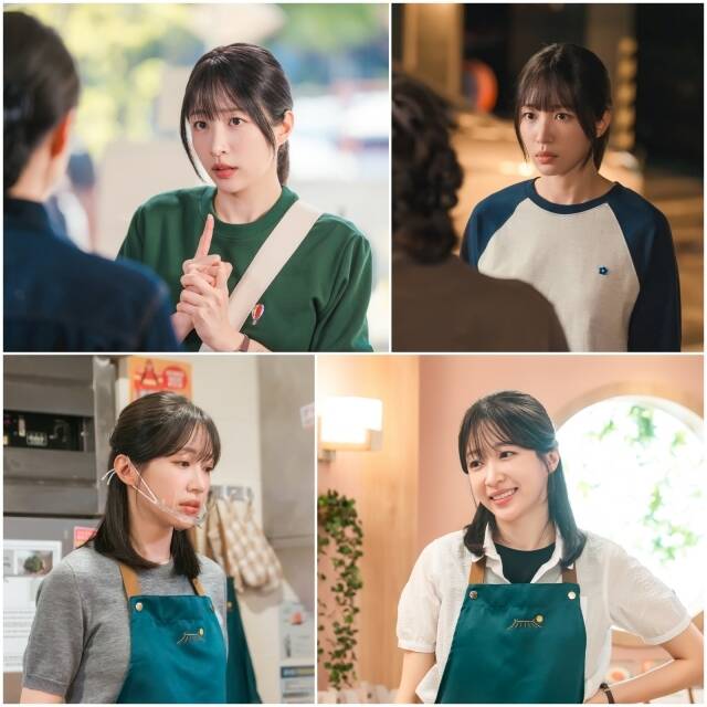 KBS2 사랑이 온다에서 안희연은 고난과 역경 속에서도 꿋꿋하게 살아가는 반찬가게 직원 한규림을 연기한다. /KBS2