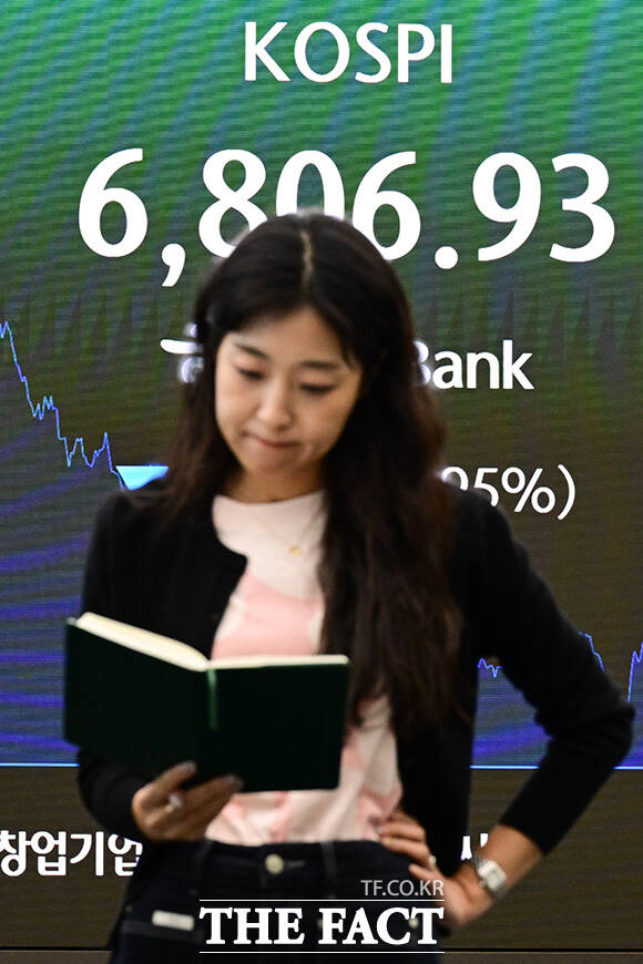 7000선 내준 코스피... 답답한 국내 유가증권 시장.