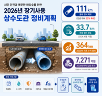  서울시, 올해 노후 상수도관 교체 목표 111㎞로 확대