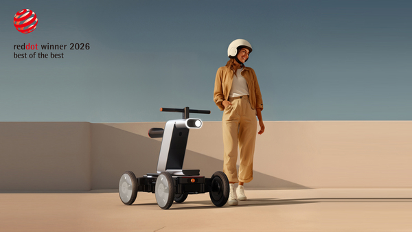 현대자동차·기아가 '2026 레드닷 어워드: 디자인 콘셉트(Red Dot Award: Design Concept 2026)'에서 최우수상 1개와 본상 5개를 포함해 총 6개 상을 수상했다. 사진은 최우수상 '모베드 어반호퍼' / 현대자동차·기아